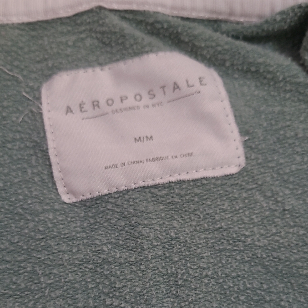 Vintage Aero New York Green Hoodie - Picture 2 of 3